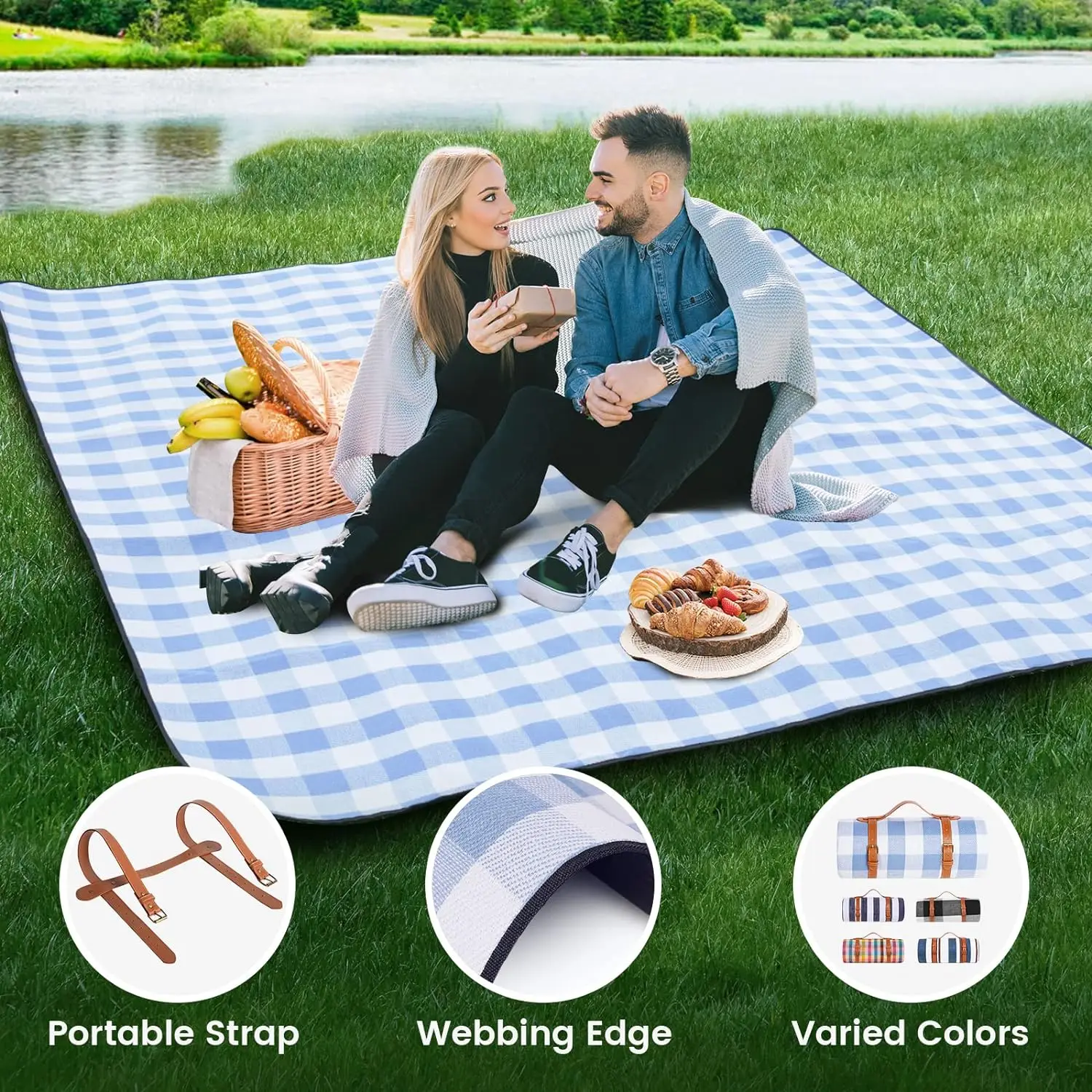 Manta de Picnic ZHUOHUA Extra  - Outdoor Camping Rug Waterproof reseña y precio