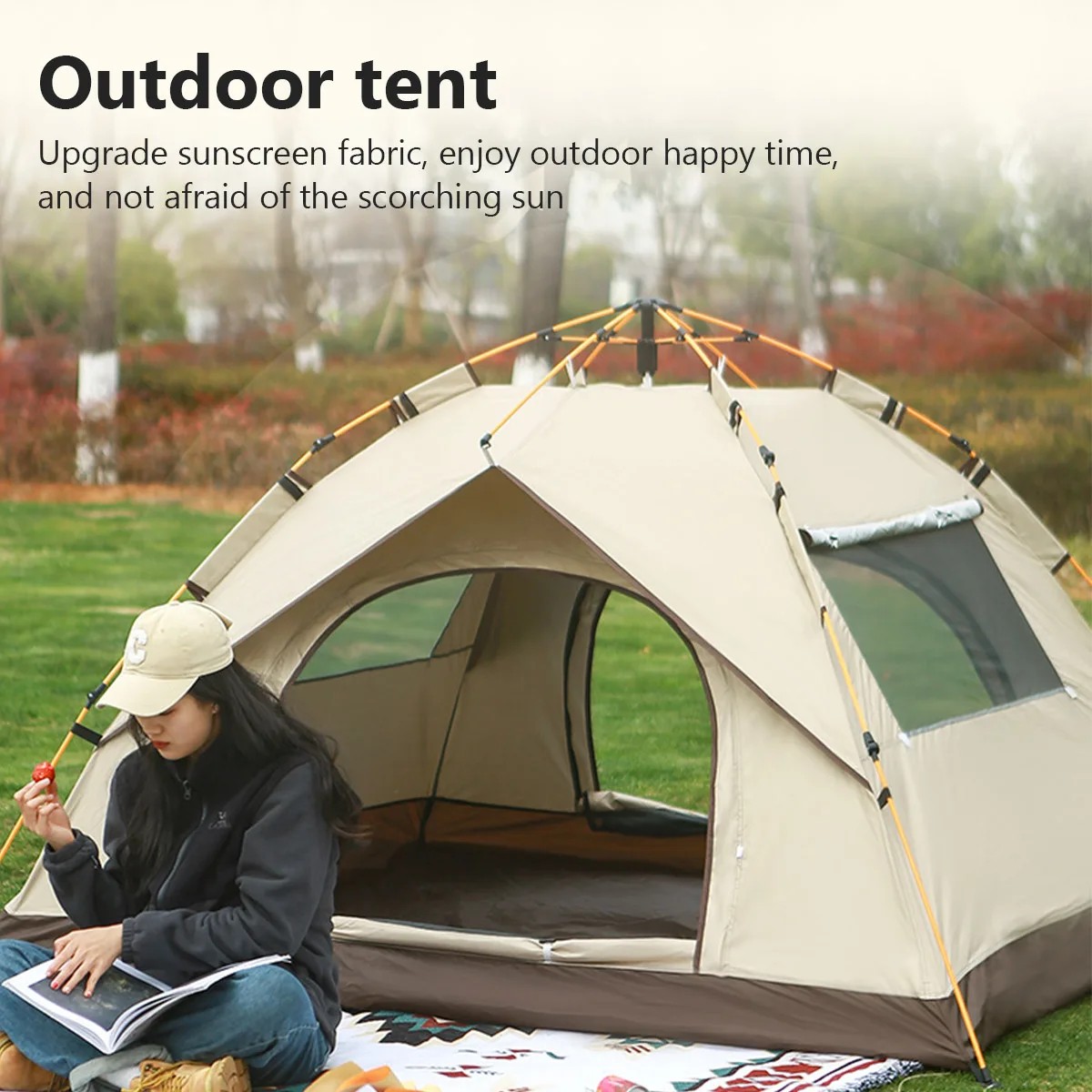 Carpa automática para acampar  - Outdoor Camping Bug Zapper reseña y precio