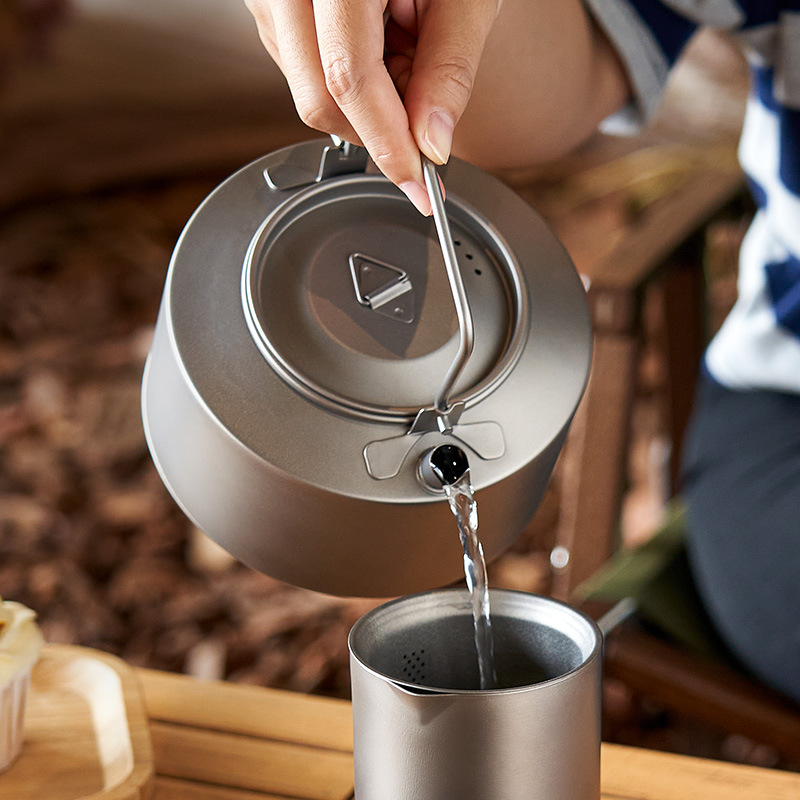 Hervidor de agua para acampar, - Camp Cooking Set reseña y precio